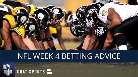 nfl gambling lines week 4.